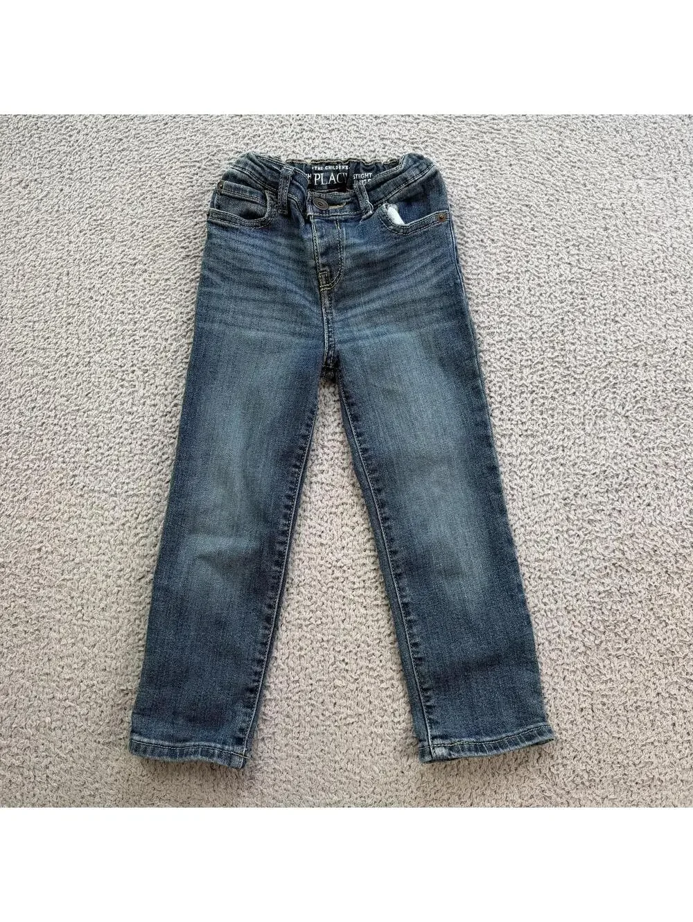 The Children's Place 4T Stretch Straight Blue Wash Denim Jeans Toddler Kids